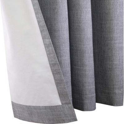 ThermaPlus Newberry Blackout Insulated Window Curtain, Grey