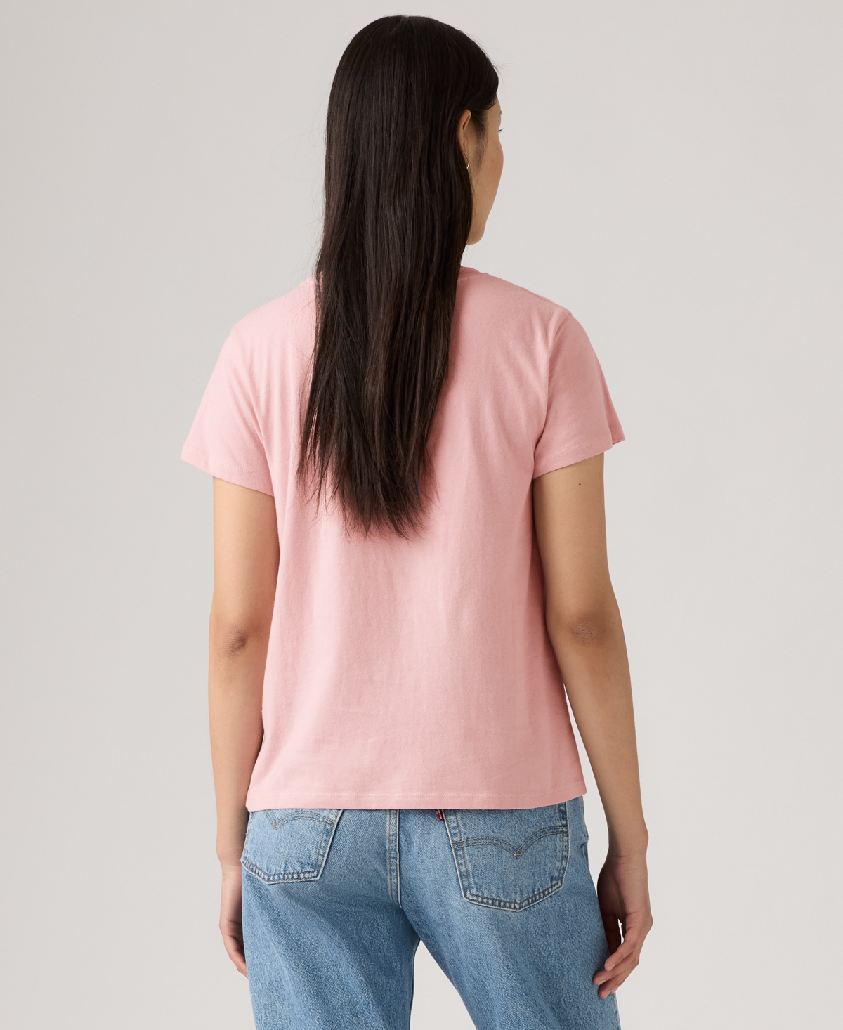 Levi's Women's Perfect Graphic Logo Cotton T-shirt In Pink