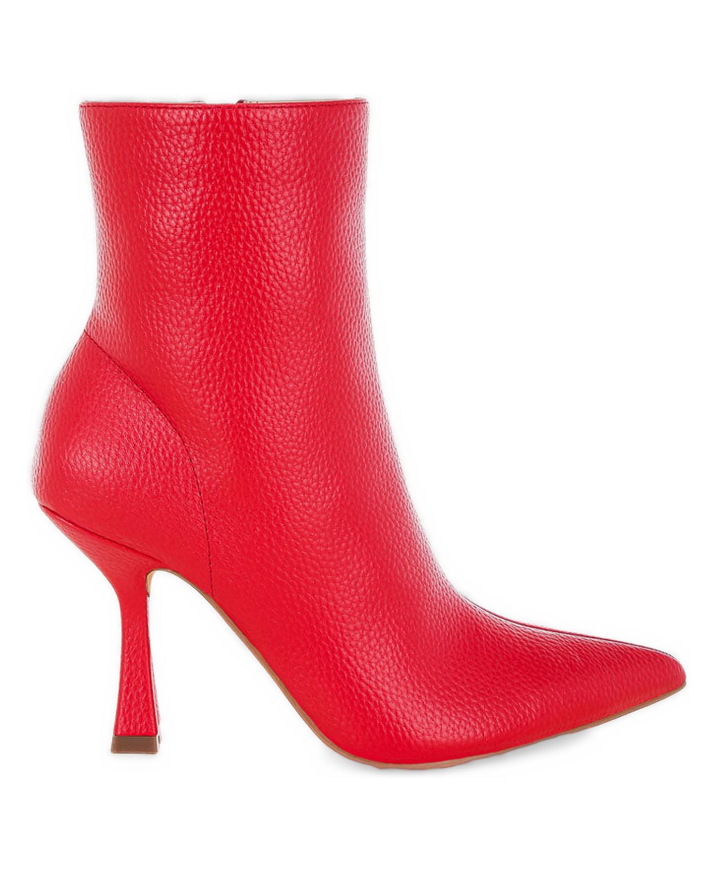 Женские ботинки Rag & Co Farnak Pleather Spool Heel, цвет: Красный — фото 3