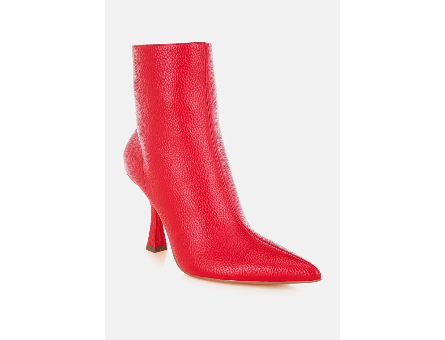 Женские ботинки Rag & Co Farnak Pleather Spool Heel, цвет: Красный — фото 1