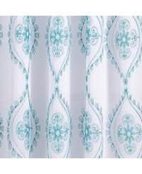 Oliva Gray Arcadia Embroidered Panel - 54x90" Teal