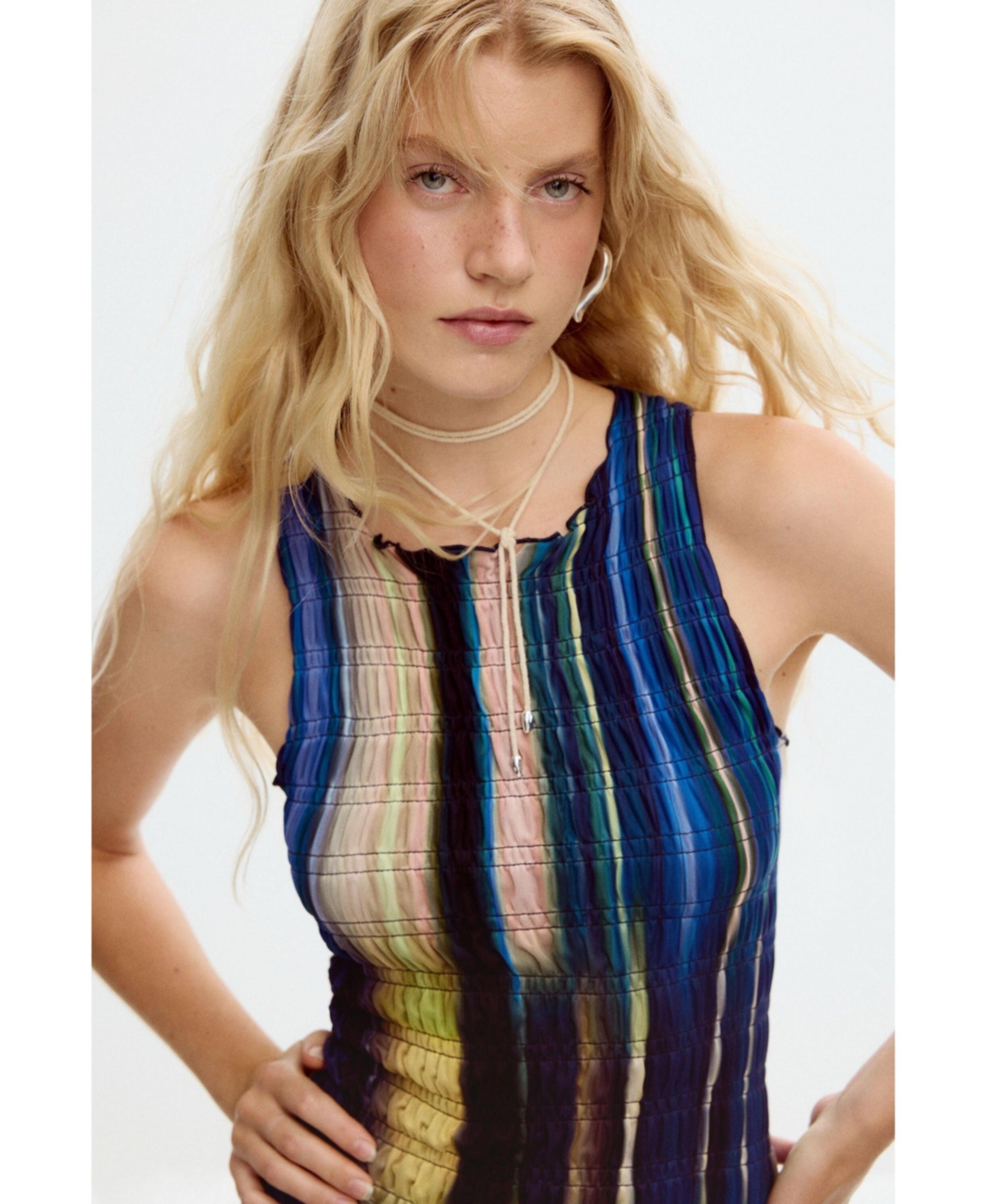 Desigual Women's Square Neck Knit Dress