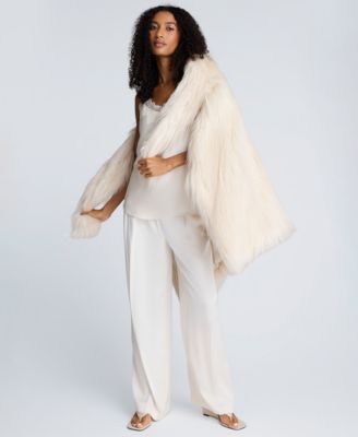 Women's Satin Lace Trim Cami