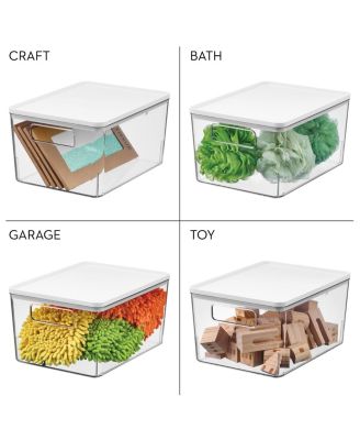 Set of 6 Pantry Bin with Removable Lid