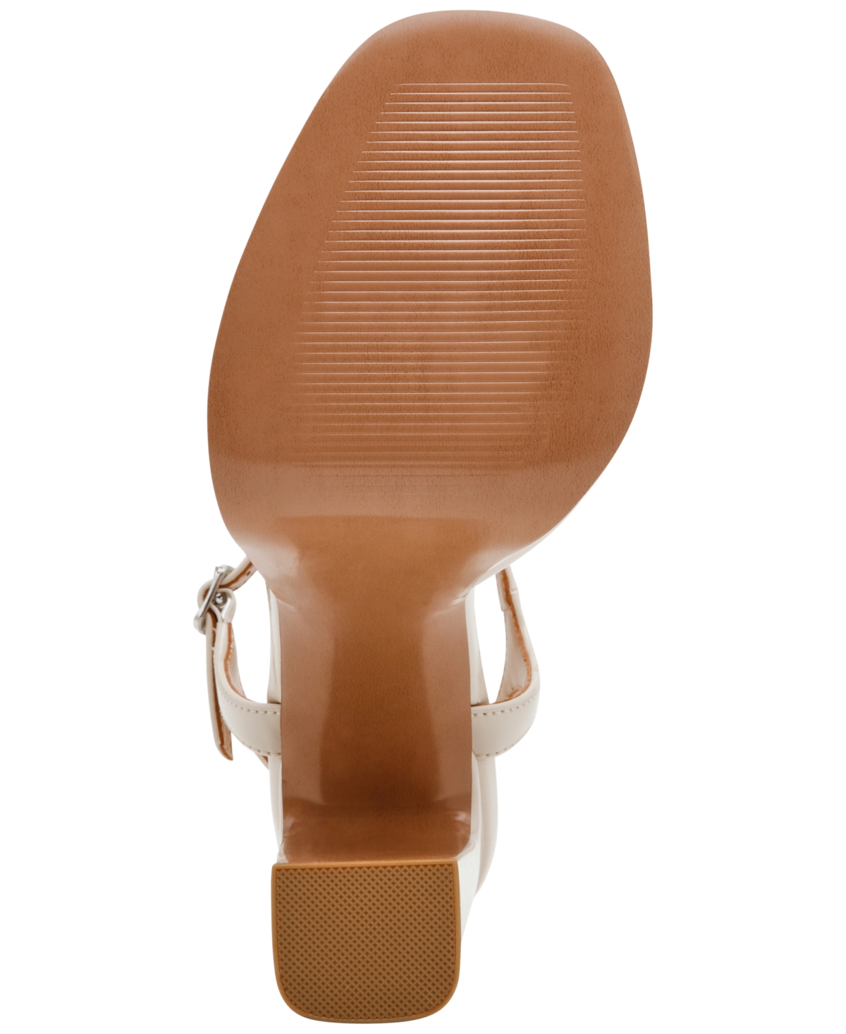 Steve Madden Liandra Ankle Strap Platform Sandal In White