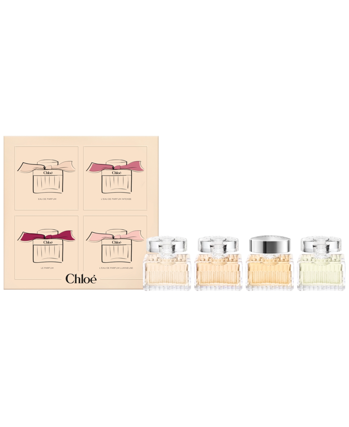 Chloé 4-pc. Christmas Perfume Gift Set, 0.16 Oz. In Transparent