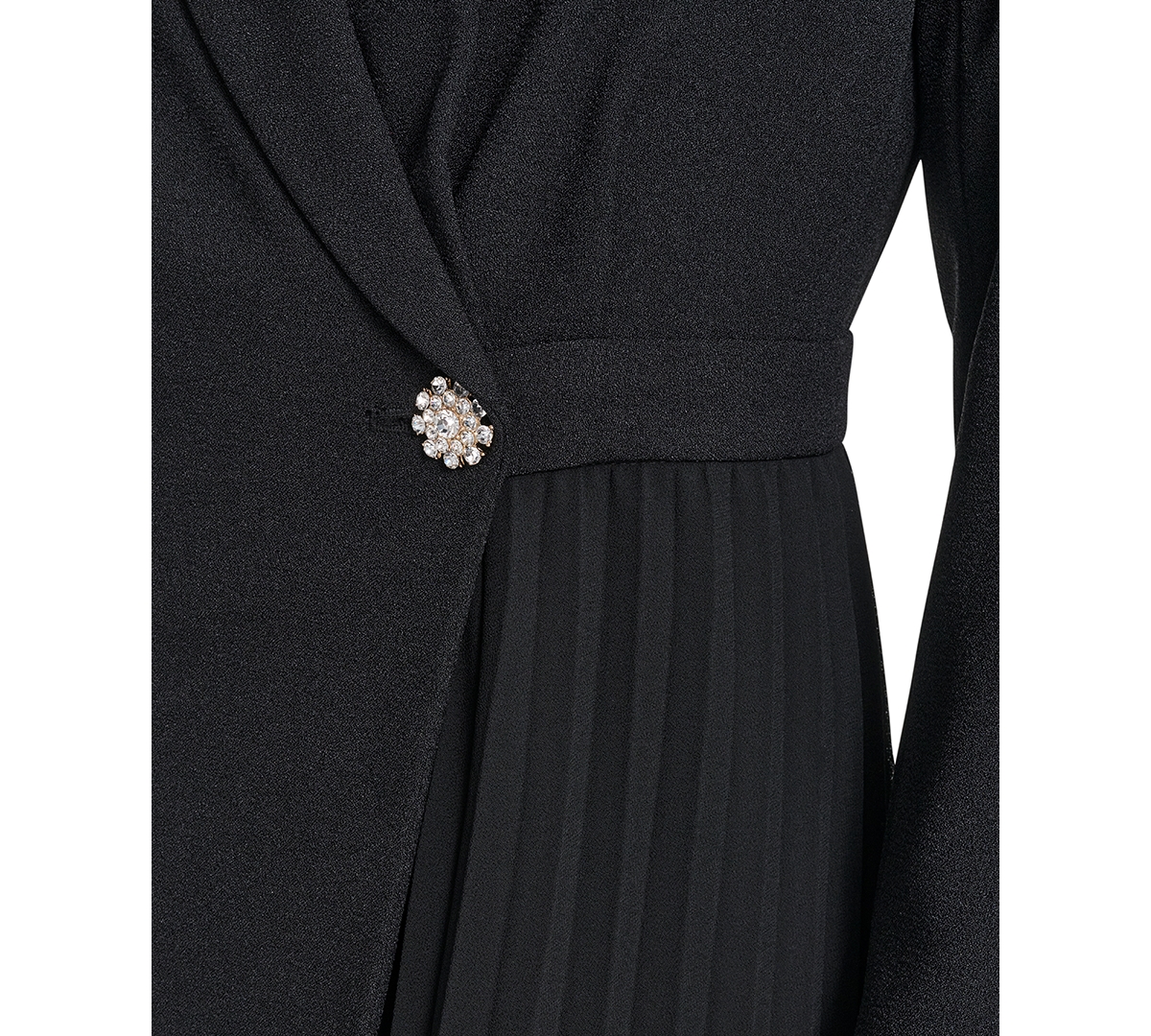 Vince Camuto Petite Long-Sleeve Collared Dress