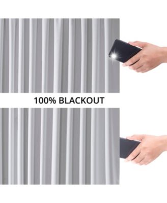 Extra Wide Performance Linen Hotel Blackout Curtain