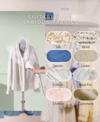 Complete Garment Steamer with Smart Auto Off Pivoting Ironing Board and 6 Steam Settings