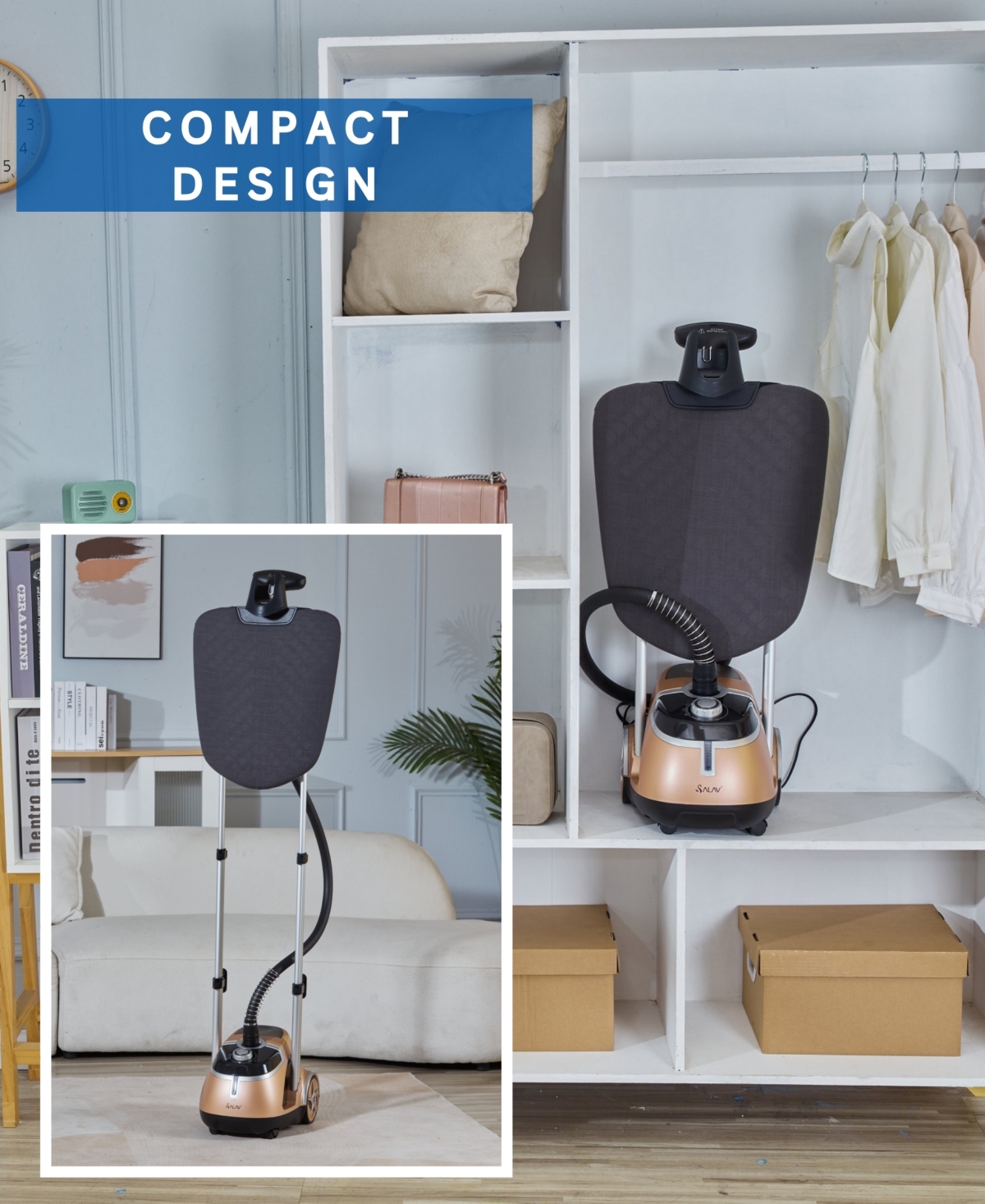 Salav Professional 60" Garment Steamer