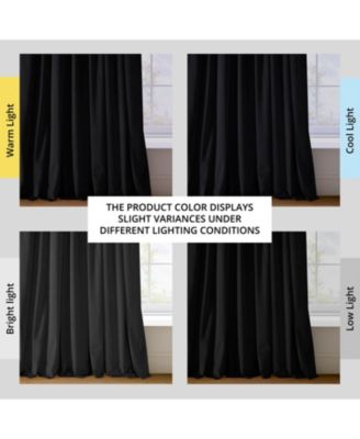 Signature Extra Wide Velvet Blackout Curtain