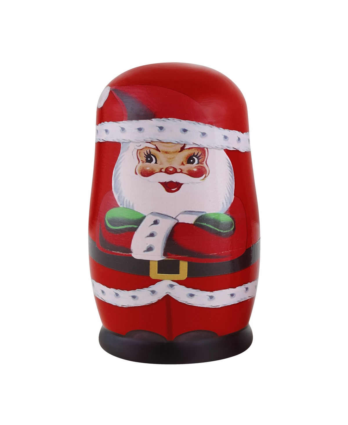 Mr. Christmas Santa And North Pole Pals Nesting Wooden Christmas Figurines, Set Of 5 In Multi