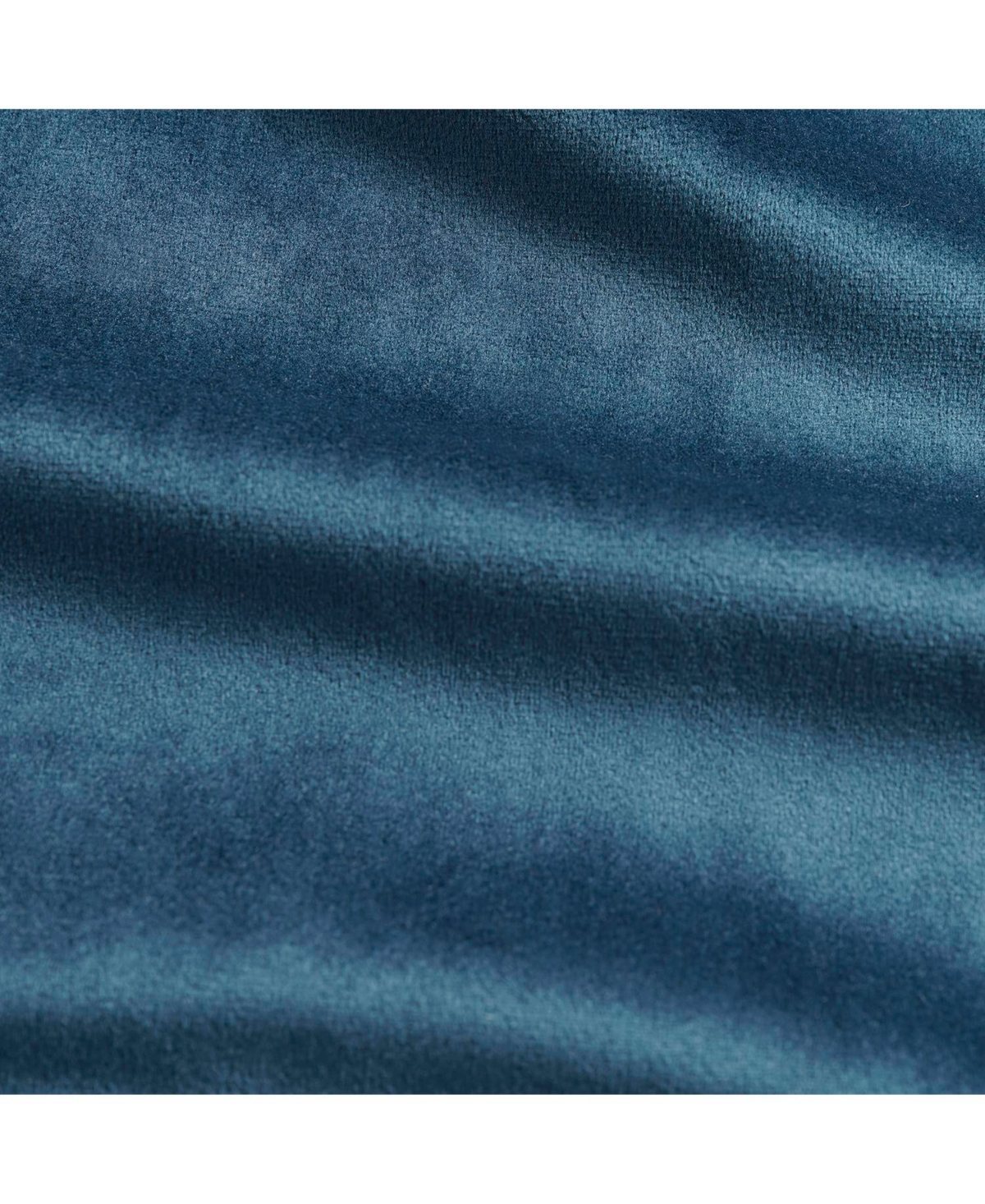 Half Price Drapes Dark Blue Simply Velvet Room Darkening Curtain Pair (2 Panels)