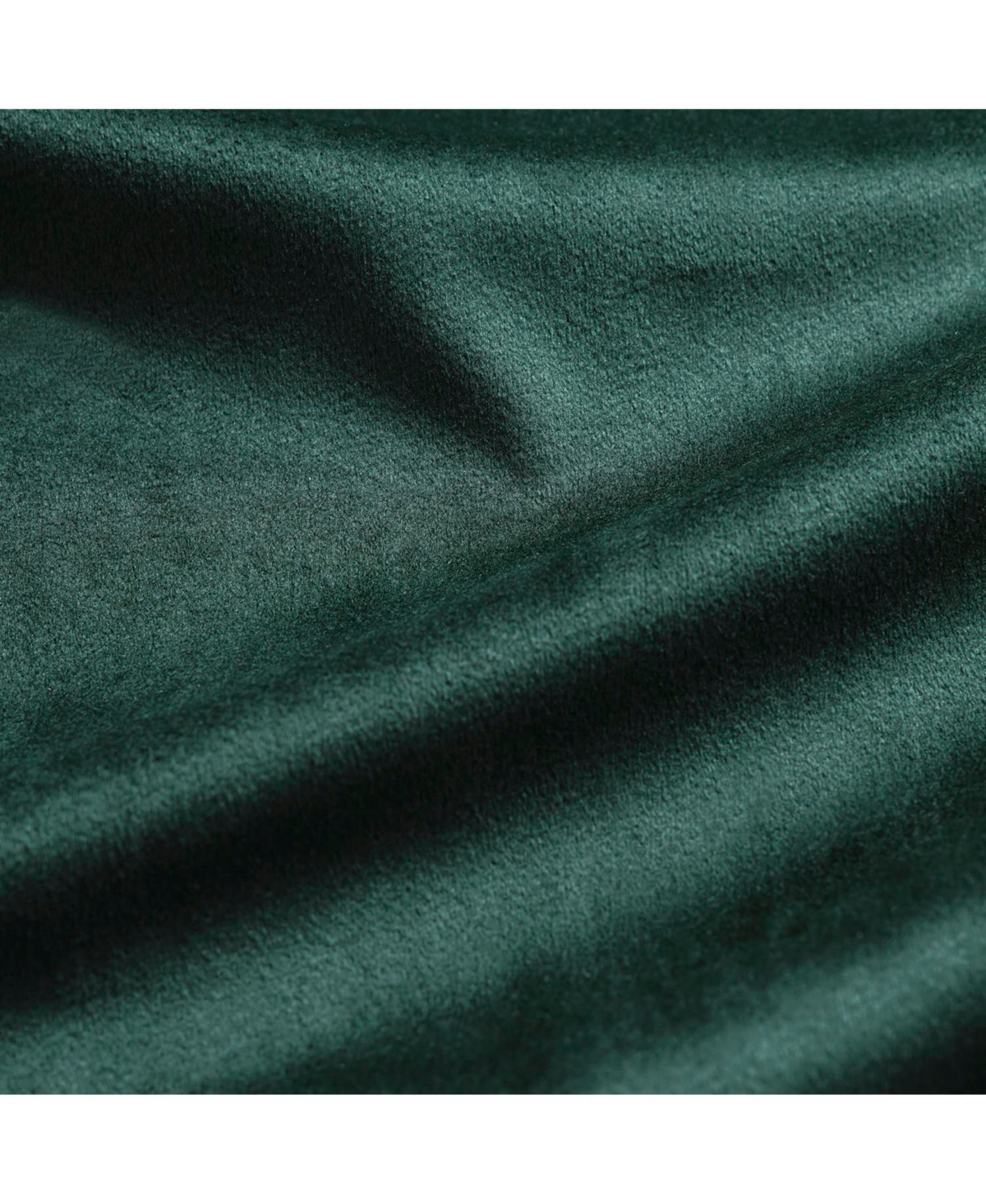 Half Price Drapes Deep Green Simply Velvet Room Darkening Curtain Pair (2 Panels)