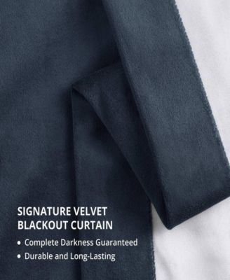 Grommet Signature Velvet Blackout Curtain