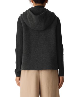 Women's Hooded Sleeveless Jacket, Regular and Plus