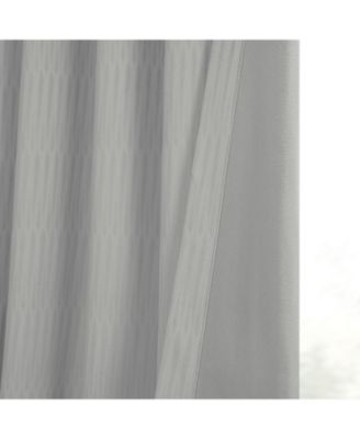 Abstract Lounge Embossed Velvet Room Darkening Curtain