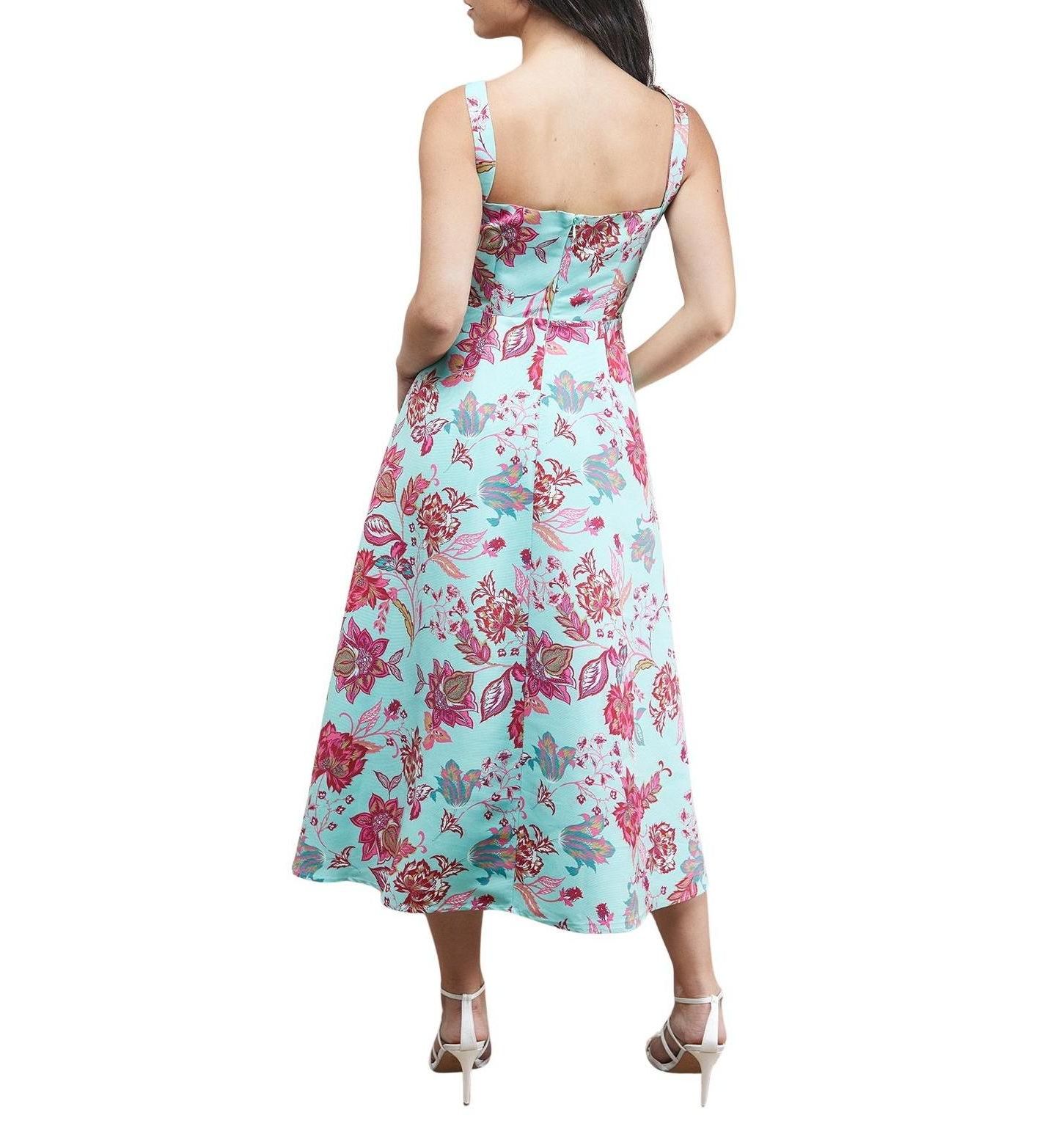 Женское платье Oasis Strappy Midi Prom, цвет: С принтом — фото 7