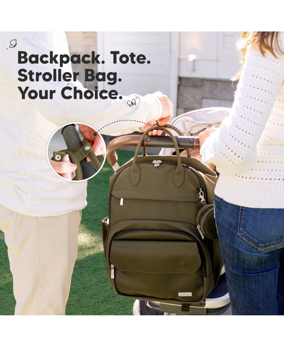 KeaBabies Play Diaper Bag Backpack Comes with Portable Changing Pad, Baby for Mom, Travel Essential