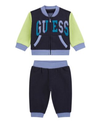 Baby Boys' Long-Sleeve Active Zip-Up Sweatshirt and Pant Set