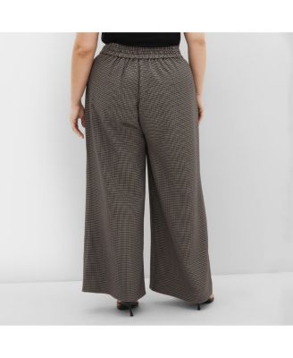Plus Size Tiana Plaid Pant