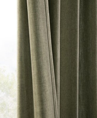 Simply Faux Linen Light Filtering Curtain Pair (2 Panels)