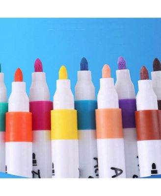 36 Pcs Acrylic Paint Pen, Multipurpose DIY Painting Acrylic Paint Pen for Home Glass Wood Stone Fabric Painting