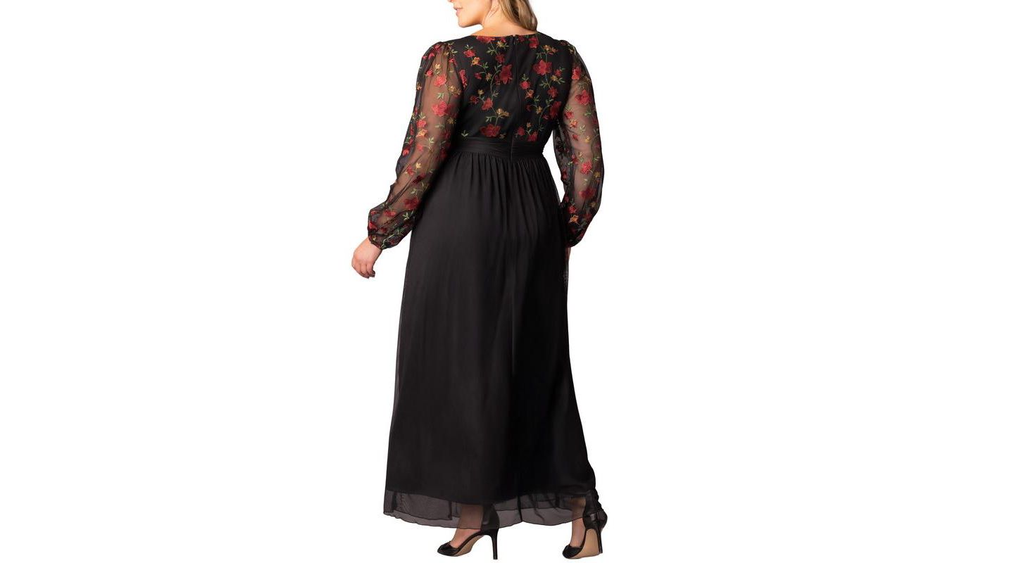 Женское платье Kiyonna Plus Size Eternal Embroidered Bodice Evening Gown, цвет: С принтом, вариант 1 — фото 2