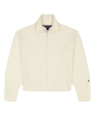 Tommy Hilfiger - Girls 7-16 Stripe Long-Sleeve Cable Sweater