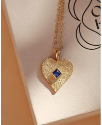 Golden Heart Pendant Necklace
