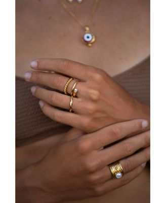 Avalon Pearl Stacking Ring