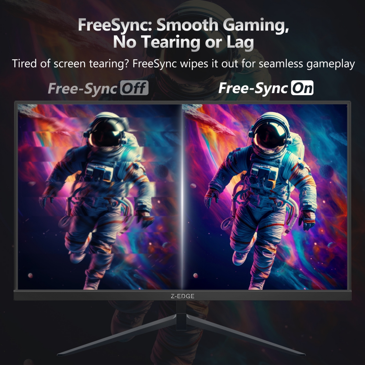 Z-edge UG24PJ-Black 24 inch 1080P Full Hd 240Hz 1ms Mprt Ips Gaming Monitor