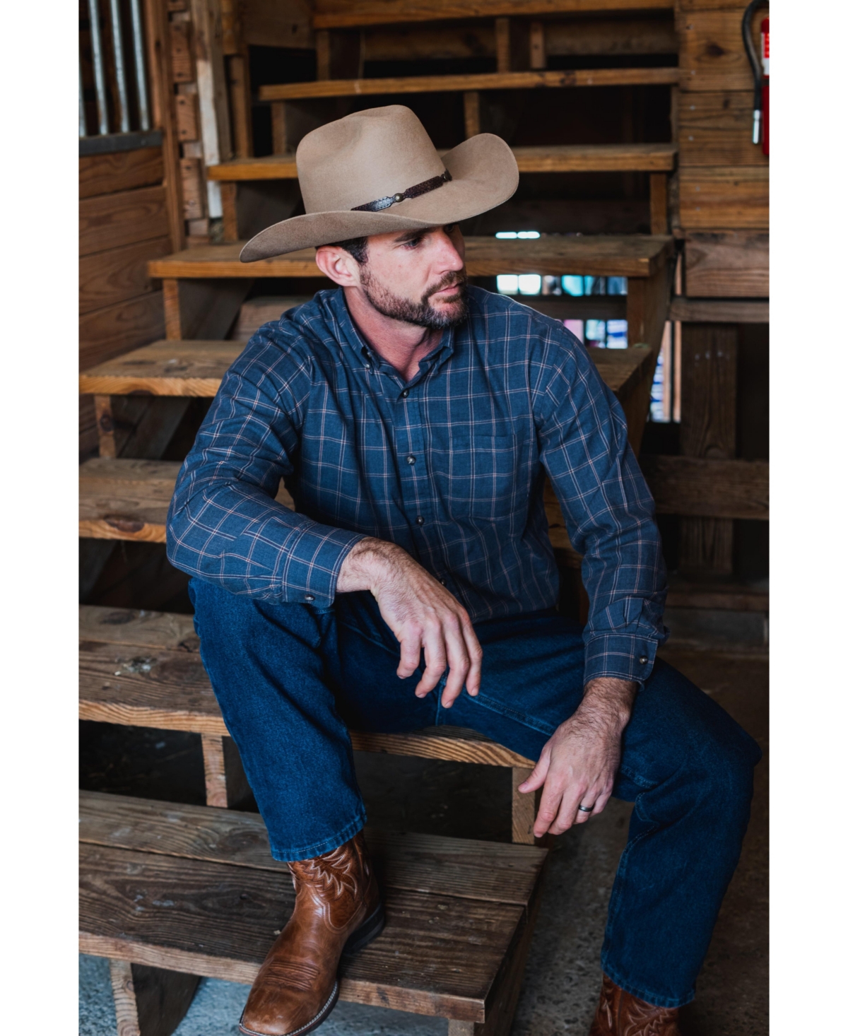 Kanut Sports Unisex Antique leather Windy Cowboy Hat