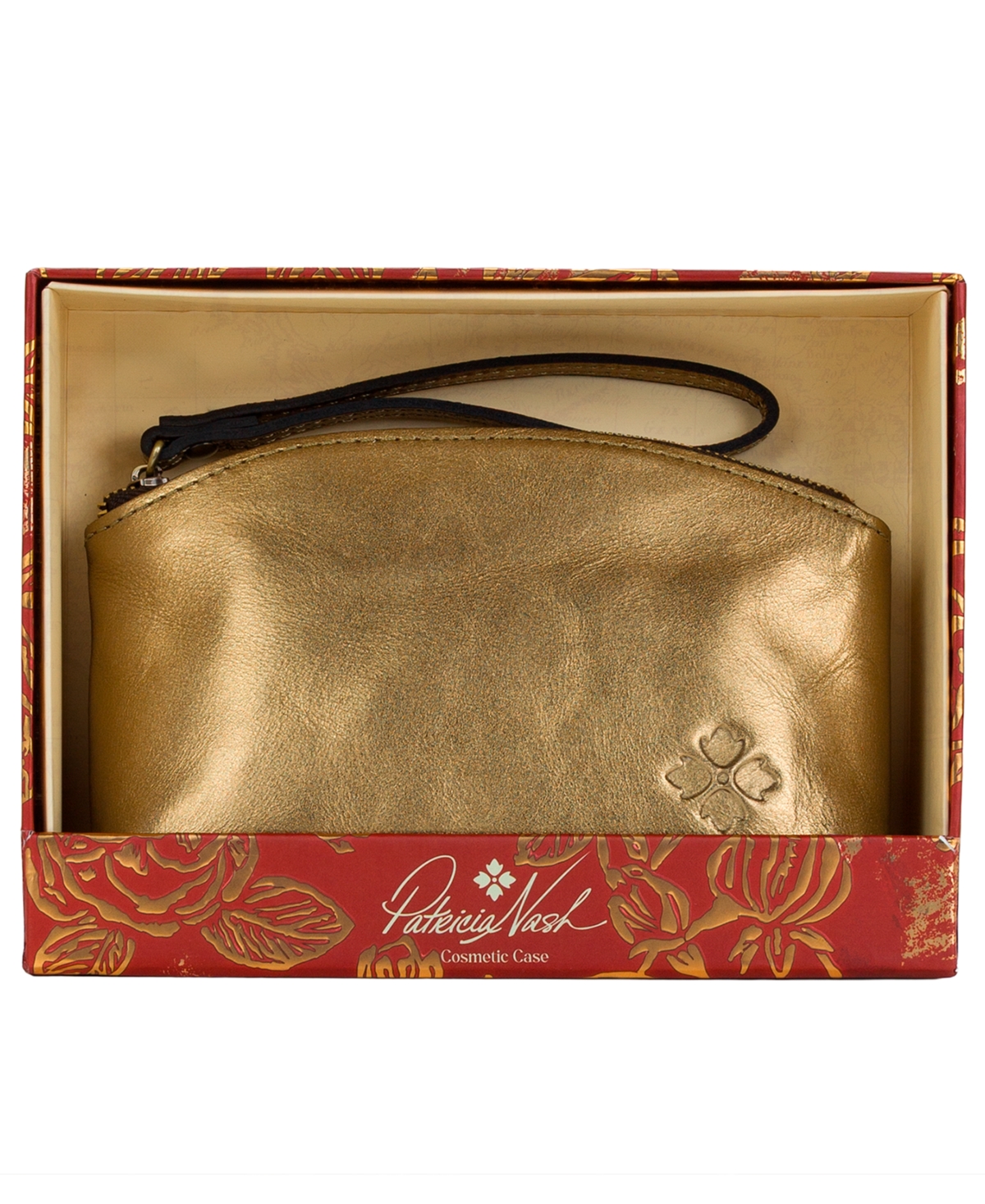 Patricia Nash Boxed Kara Mini Burned Edge Cosmetic Case