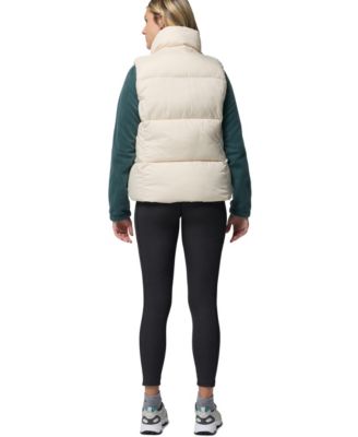Columbia Womens Benton Springs Fleece Jacket Puffect Thermarator Insulated Vest Move Leggings In Gray