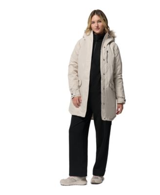Women's Aldermore Half Zip Top, Relaxed Fit Cargo Pants and Suttle Mountain Long Insulated Jacket