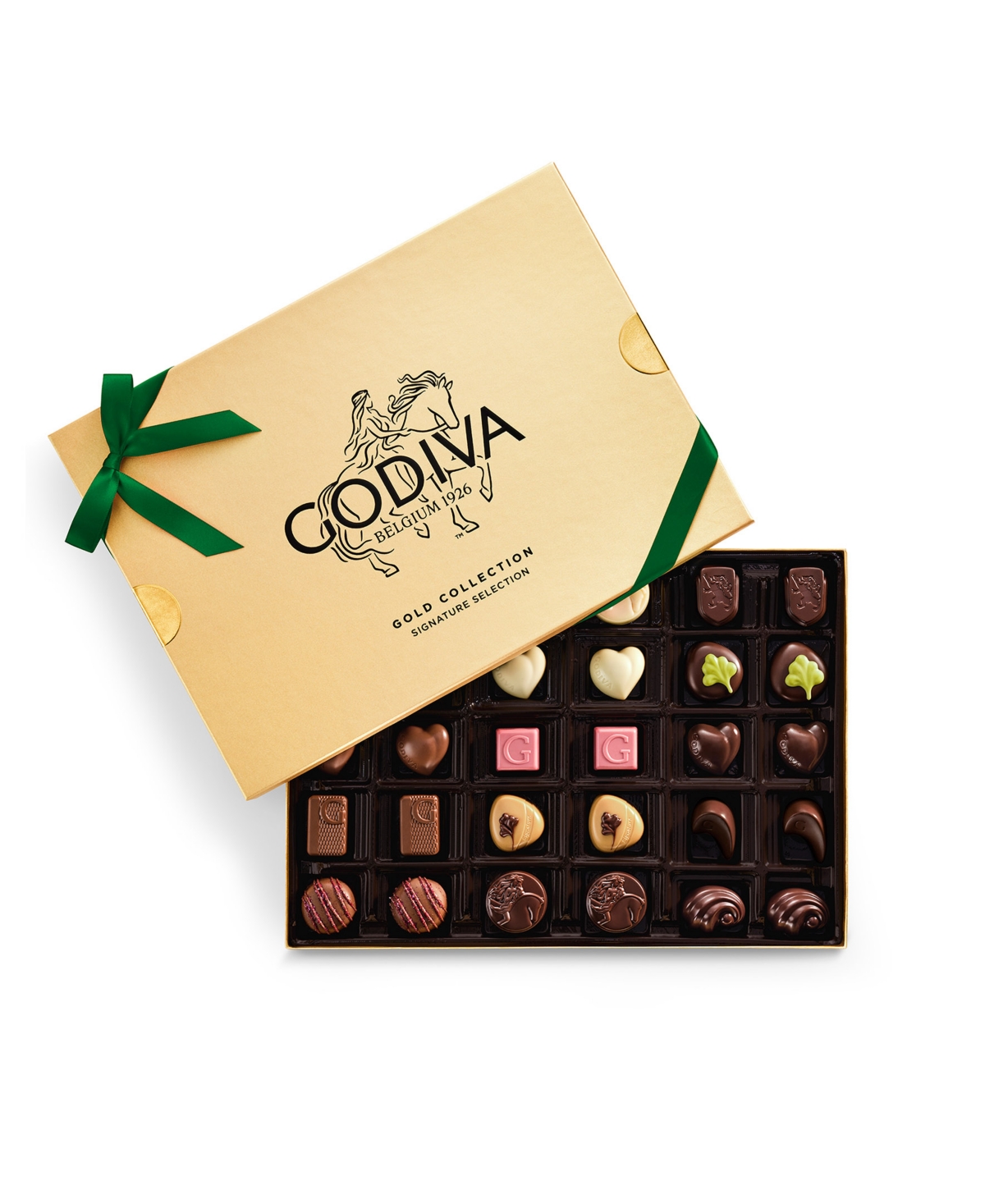 Godiva Assorted Chocolate Gift Box with Ribbon, 30-Pc