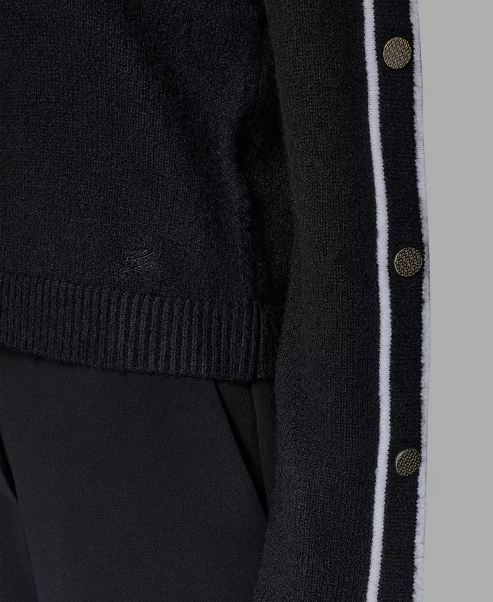 Women's Contrast Trim Pull-On Sweater - thumbnail 6