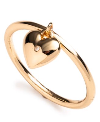 Lauren Ralph Lauren - Gold-Tone Polished Puffy Heart Ring