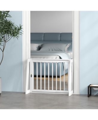 Freesding Pet Gate with Retractable Length, 28"-75",