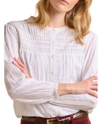 Women's Angelica Long Sleeve Round Neck Shirt