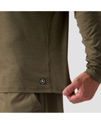 Men's Destination Long-Sleeve Crew Top Performance Shirts Long Sleeve