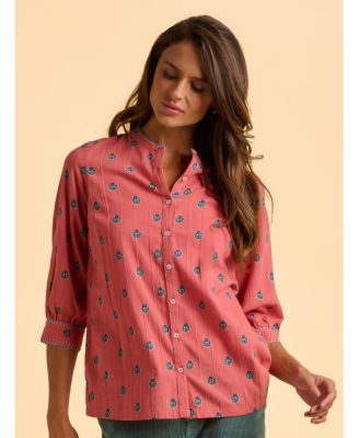 Women's Sara 3/4 Sleeve Round Neck Shirt