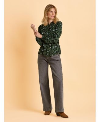 Women's Mylla Long Sleeve Leopard Print Shirt