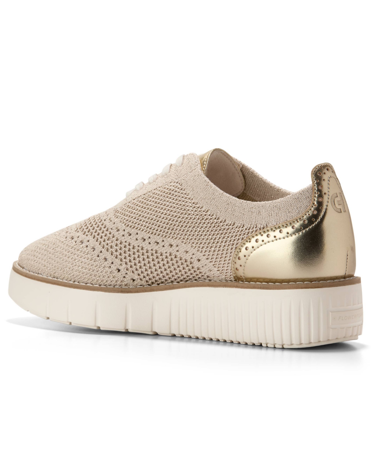 Cole Haan Women's Grand City Platform Stichlite Oxfords In Neutral