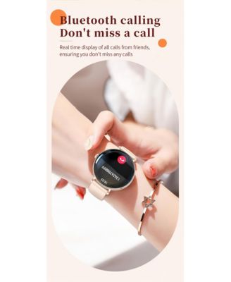 Ultra-thin 1.43" AMOLED Smart Watch With Bluetooth Calling, Health Monitoring,Female Physiological Cycle for Women - Gold