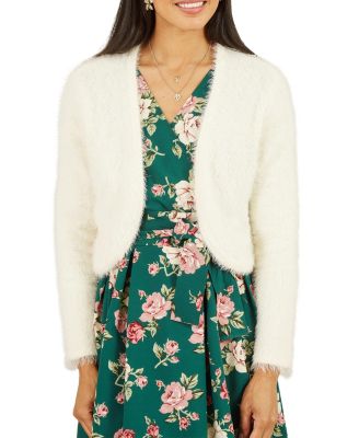 Women's Eyelash Knit Bolero