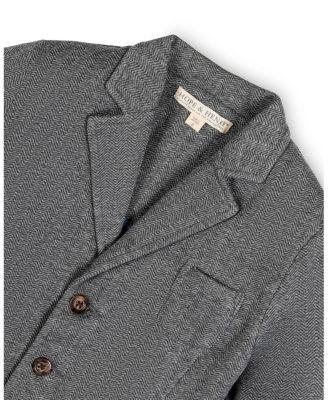 Toddler Boys Fleece Suit Blazer Made with Organic Cotton