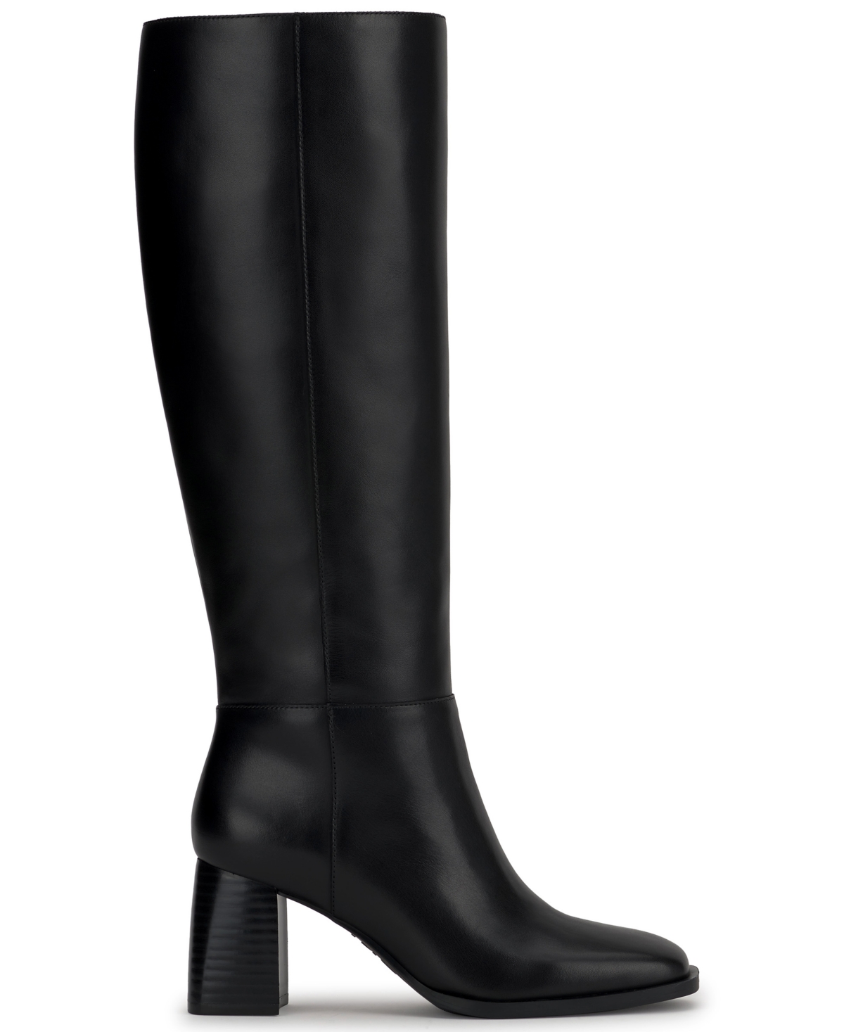 Inc International Concepts Womens Elani Block Heel Boots Macys Exclusive Regular Wide Calf In Black