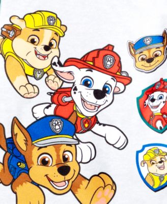 Boys Toddler 2T-4T Paw Patrol Long-Sleeve Top and Open Leg Pants Pajama, 2-Piece Set